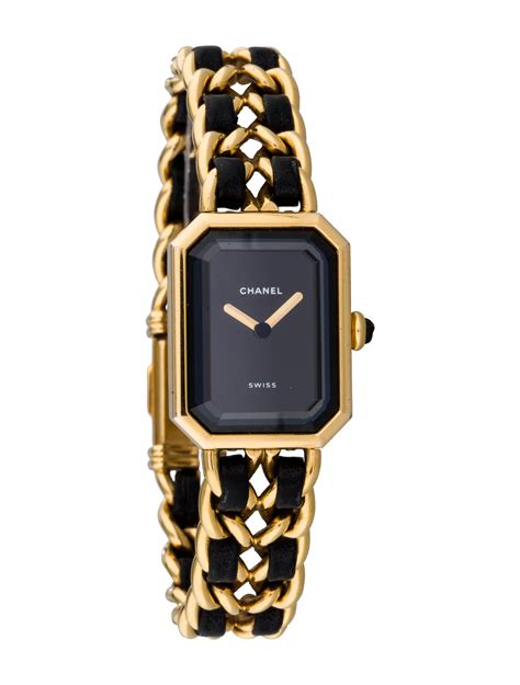 vintage ladies two tone chanel link watch|chanel diamond watches.